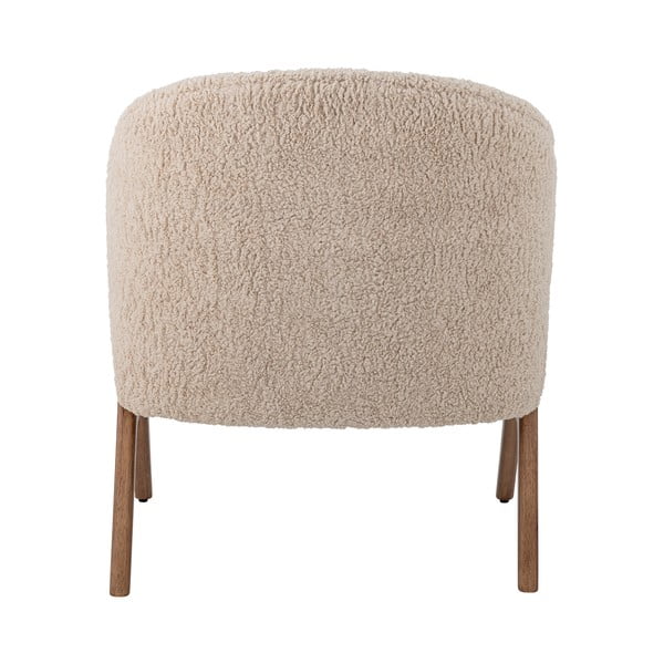 Bēšs atpūtas krēsls no buklē auduma Camino – Bloomingville-image-2