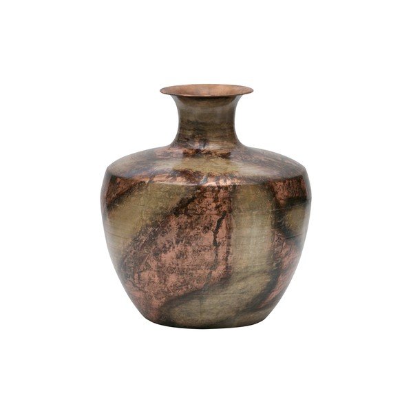 Dekoratīva vāze no pārstrādāta metāla BePureHome, ø 30 cm-image-1