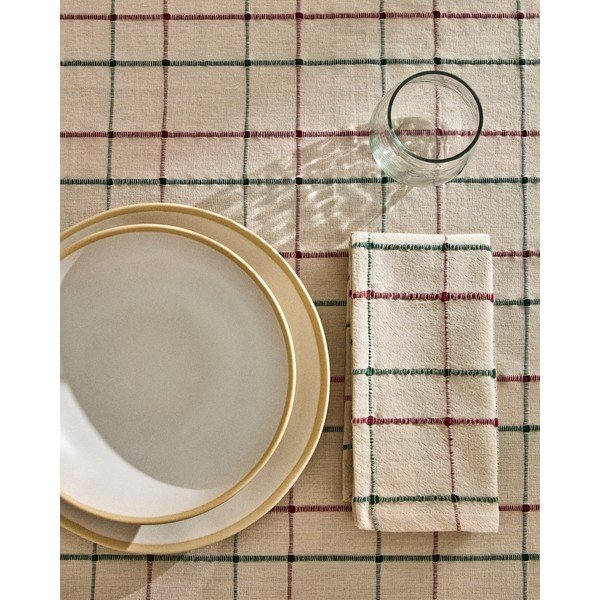 Žakarda rokām darināts galdauts 150x250 cm Aldelie – Kave Home-image-2