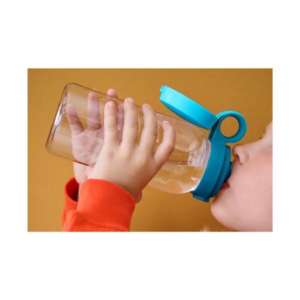 Rozā plastmasas bērnu pudele 600 ml Campus – Mepal-image-2