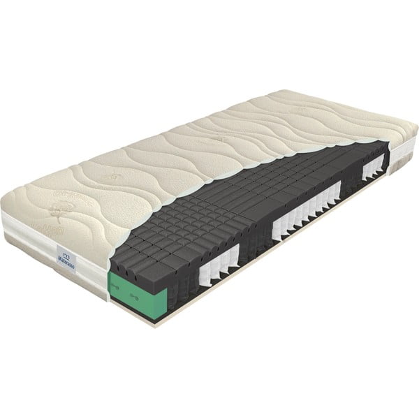 Vidēji stingrs/mīksts atsperu divpusējs matracis 80x200 cm BLACK dream – Materasso-image-1