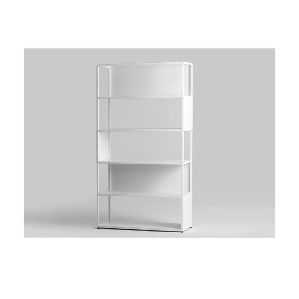 Balta metāla grāmatu plaukts Pielāgota forma Hyller Side-image-2