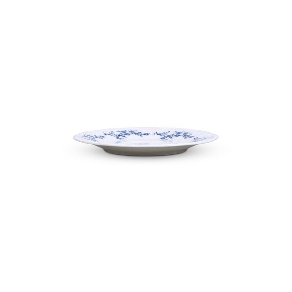 Balta/zila porcelāna apakštasīte ø 16,5 cm Retro – BonBistro-image-2