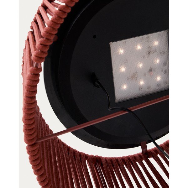 LED galda/pārvietojams āra gaismeklis ar saules baterijām ø 33 cm Aldet – Kave Home-image-3