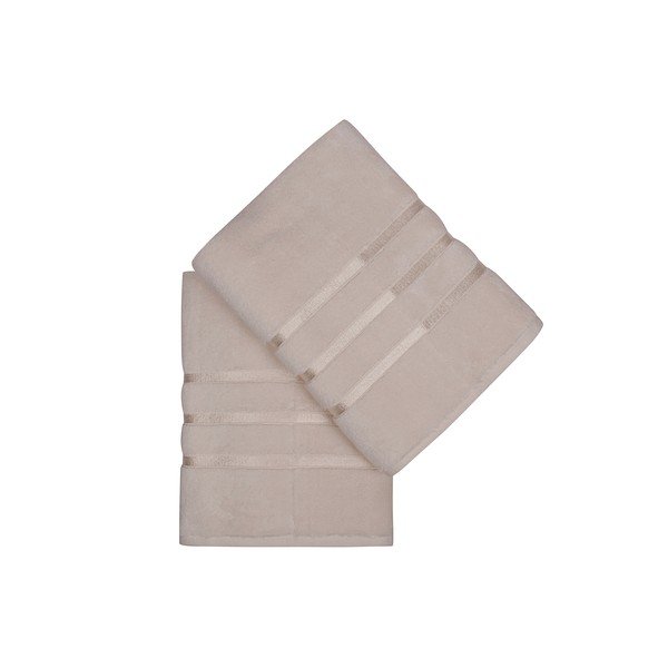 Gaiši dzelteni frotē kokvilnas dvieļi (2 gab.) 70x140 cm Dolce – Foutastic-image-2