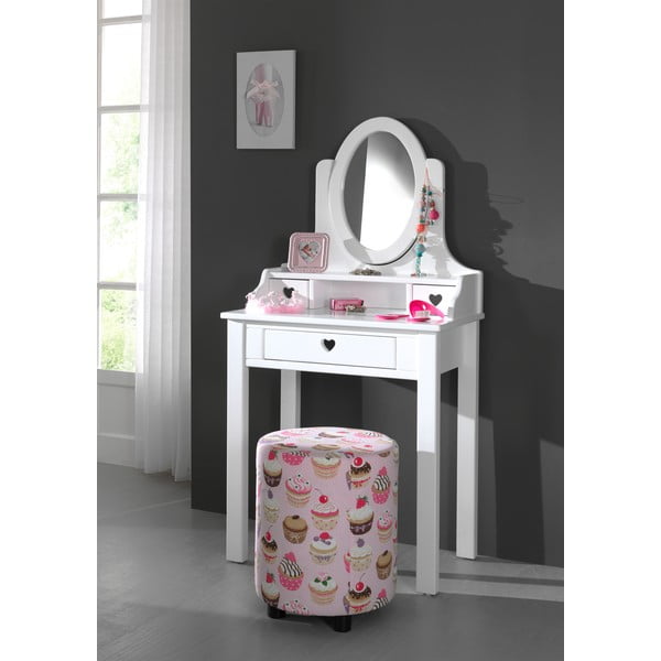 Balts tualetes galdiņš Vipack Amori, augstums 136 cm-image-1