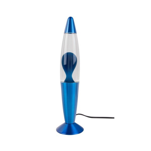 Zila stikla lavas lampa (augstums 35,5 cm) Funky Rocket Lava – Leitmotiv