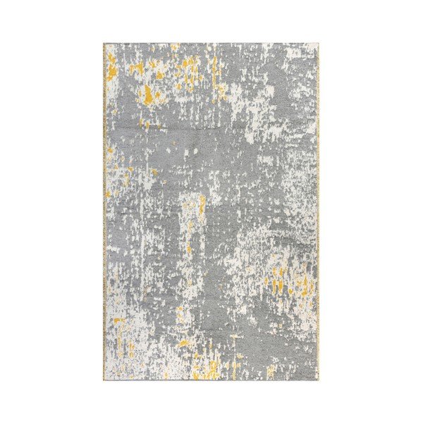Divpusējs dzelteni pelēks paklājs Vitaus Manna, 125 x 180 cm