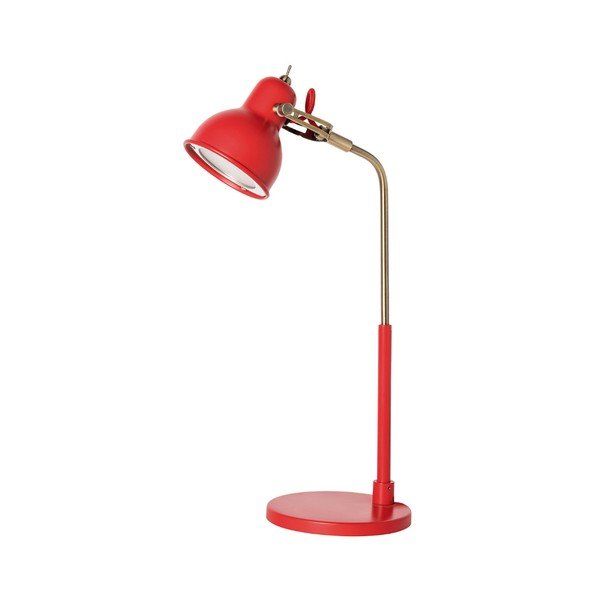Sarkana galda lampa ar LED gaismu SULION Bang