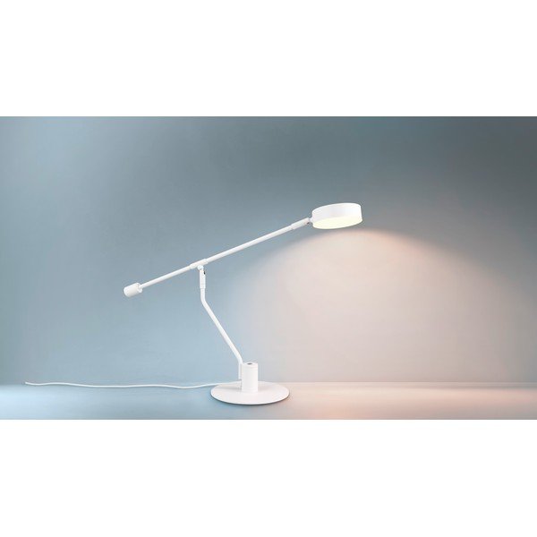 Matēti balta LED galda lampa ar saliekamu konstrukciju (augstums 64 cm) Manduro – Trio-image-3