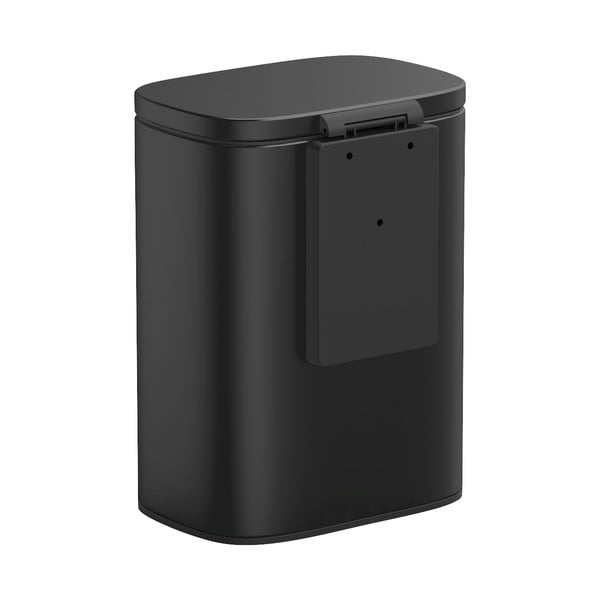 Melns nerūsējošā tērauda atkritumu grozs Wenko Sare-image-4