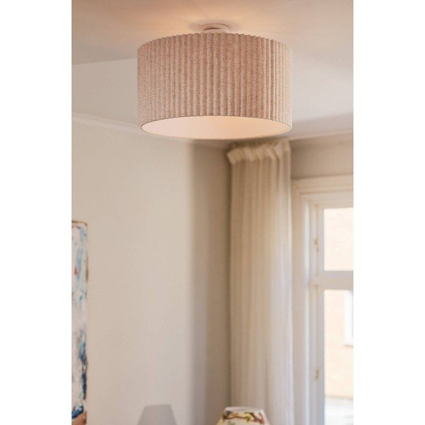 Bēša lina griestu lampa ø 60 cm Alina – Jotex-image-1
