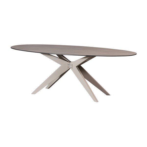 Alumīnija dārza ēdamgalds 100x220 cm Elk – Exotan-image-2