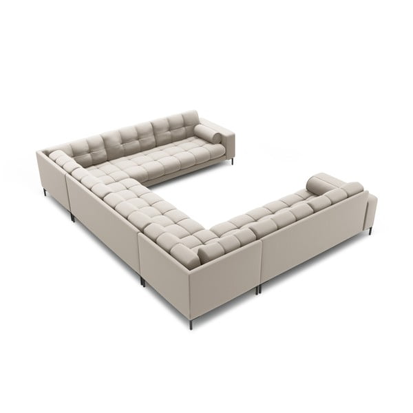 Bēšs stūra dīvāns (U veida) Bali – Cosmopolitan Design-image-4