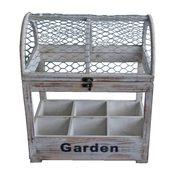 Koka puķu podu statīvs (augstums 39 cm) – Garden Pleasure-image-1