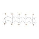 Balts metāla sienas pakaramais 61 cm Zig Zag – PT LIVING