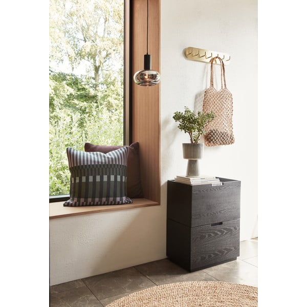 Zelta krāsas metāla sienas pakaramais Form – Hübsch-image-2