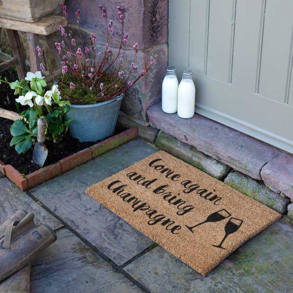 Kokosšķiedras kājslauķis 40x60 cm Bring Champagne – Artsy Doormats-image-3