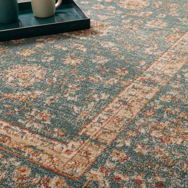 Zaļganzils paklājs 240x340 cm Raja – Asiatic Carpets-image-4