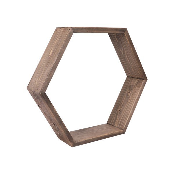 Trīsdaļīgs koka sienas plauktu komplekts Bee-image-1