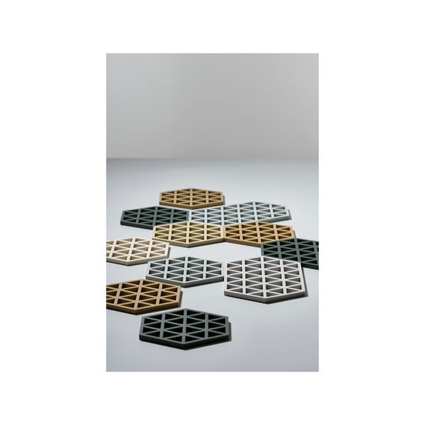 Melns silikona paliktnis karstam katlam Zone Triangles-image-2