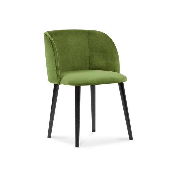 Zaļš samta ēdamistabas krēsls Windsor & Co Sofas Aurora