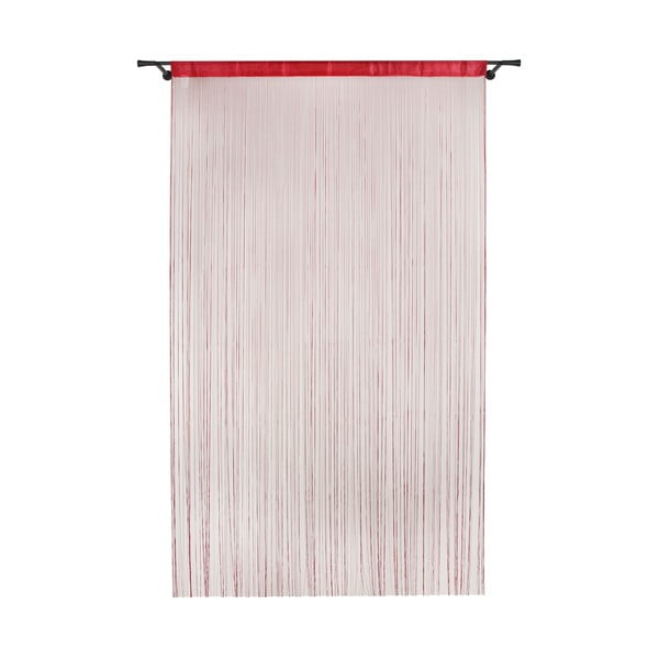Sarkans aizkars durvīm 100x200 cm String – Mendola Fabrics