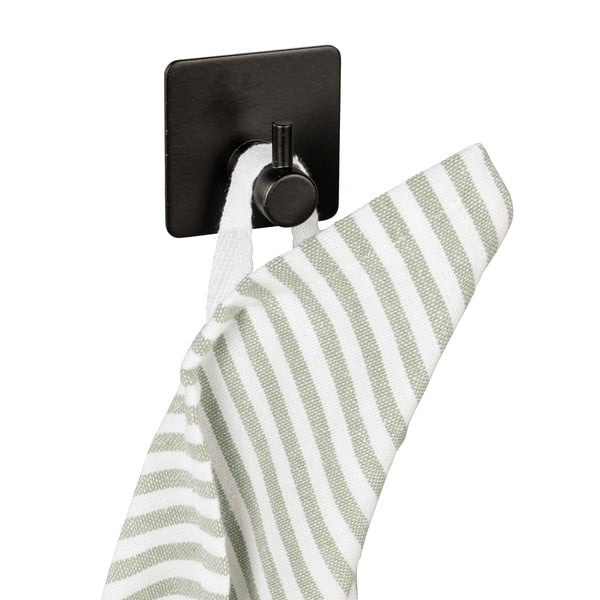 Melni nerūsējošā tērauda pašlīmējoši āķi (2 gab.) Black Outdoor Kitchen Ureo – Wenko-image-1