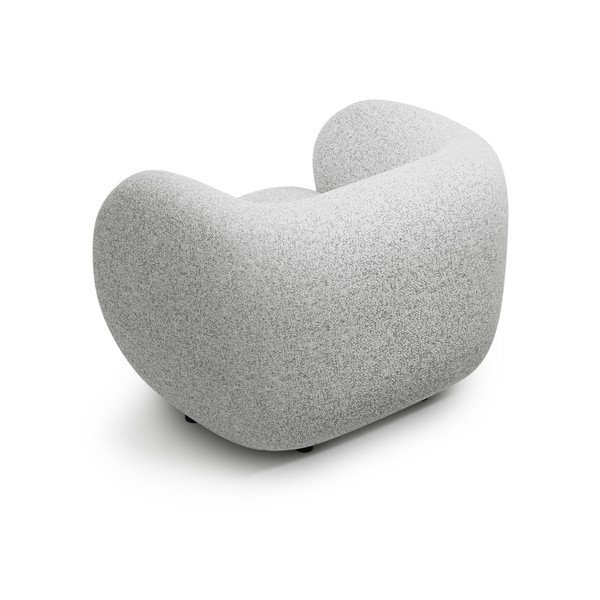 Gaiši pelēks atpūtas krēsls Kate – Micadoni -image-2