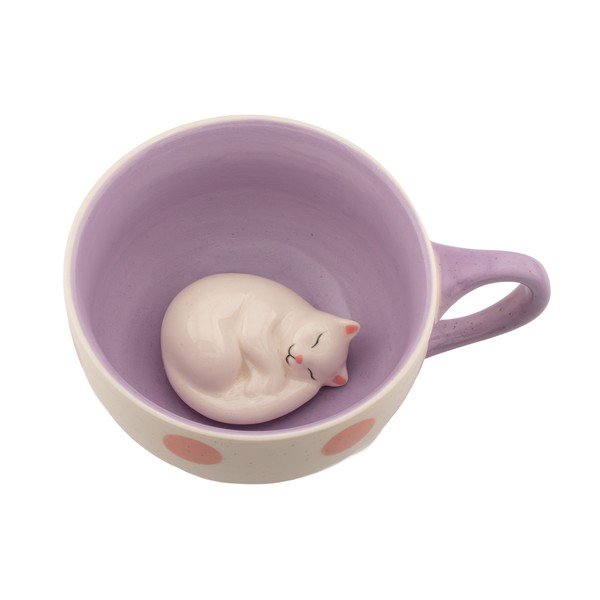 Porcelāna tējas piederumu komplekts Surprise Cat – Sass & Belle-image-3