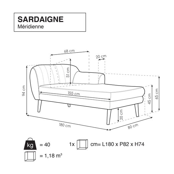 Bēšs atpūtas krēsls Mazzini Sofas Sardaigne-image-4