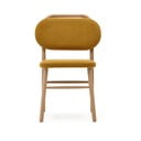 Sinepju dzelteni pusdienu krēsli (2 gab.) Helda – Kave Home