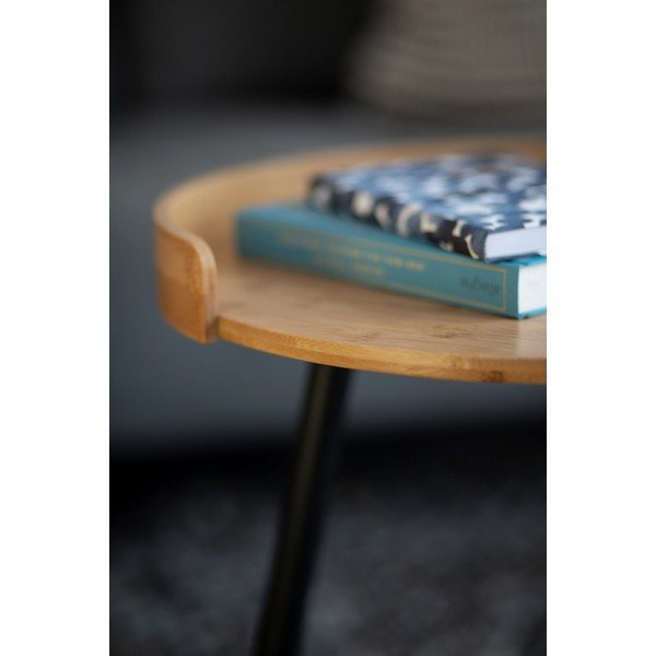 Bambusa apaļš kafijas galdiņš ø 40 cm Loft – Wenko-image-1