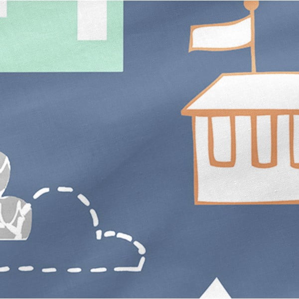 Kokvilnas spilvena pārvalks bērniem Moshi Moshi Holidays, 50 x 75 cm-image-1