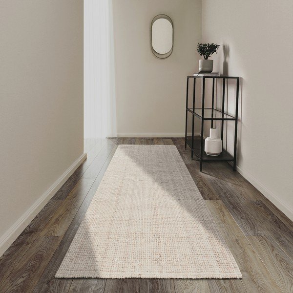 Balts divpusējs/ar rokām darināts džutas celiņa paklājs 80x200 cm Rosalie – Villeroy&Boch-image-1