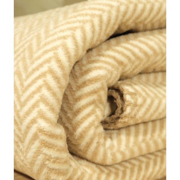 Okera dzeltens/balts pārklājs divvietīgai gultai 200x220 cm Twin – Oyo Concept-image-2