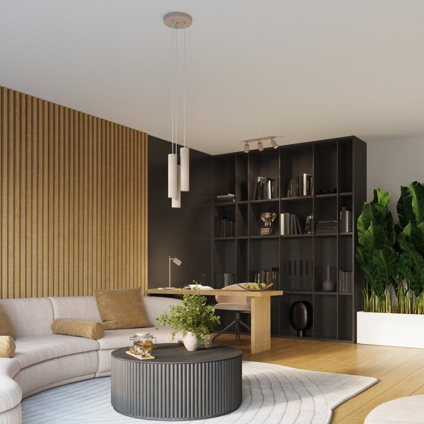 Pelēkbrūna metāla prožektora tipa lampa 6,5x45 cm Gleam – Sollux-image-3