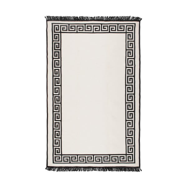 Bēšs un melns divpusējais paklājs Justed, 80 x 150 cm-image-3