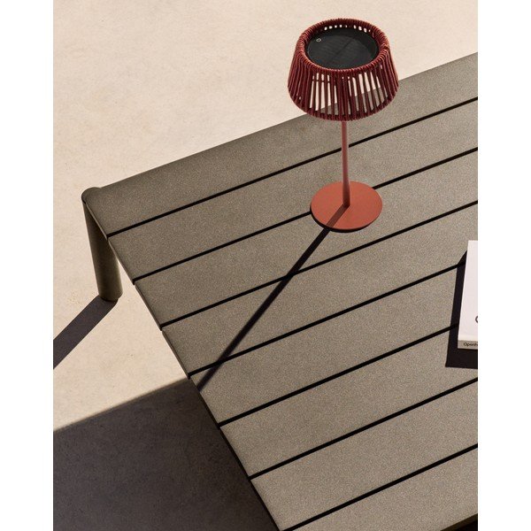 LED galda/pārvietojams āra gaismeklis ar saules baterijām ø 11 cm Aldet – Kave Home-image-2