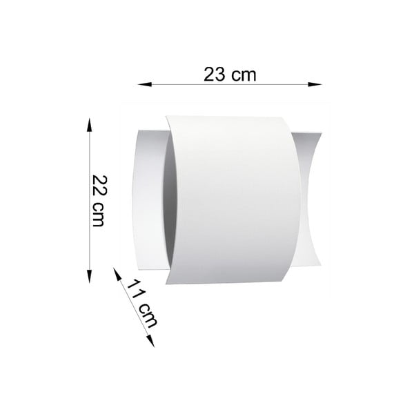 Balta sienas lampa Sollux Forgmi-image-2