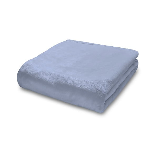 Gaiši zils mikroplīša gultas pārklājs 200x240 cm Raschel Velvet – Catherine Lansfield