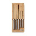 Nažu komplekts ar statīvu un nerūsējošā tērauda asmeni (5 gab.) Elevate Bamboo – Joseph Joseph