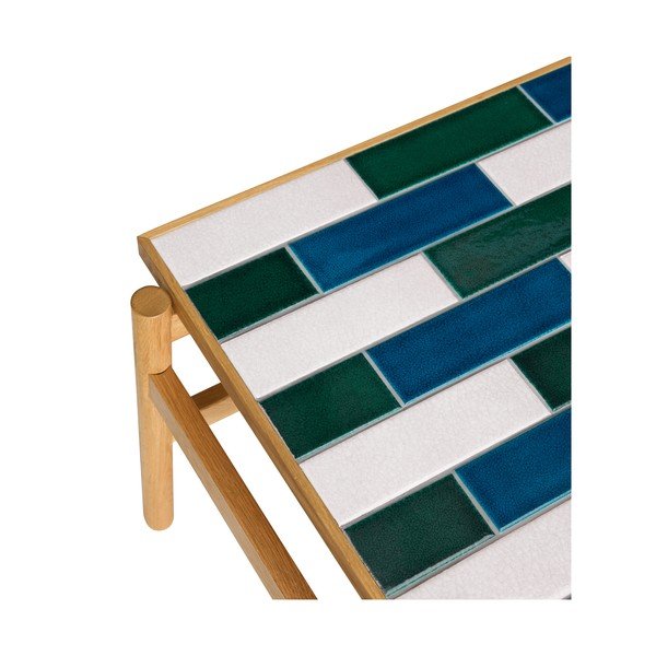Melnbalts/dabīga toņa žurnālgaldiņš ar ozolkoka imitāciju 61x132 cm Motif – Hübsch-image-4