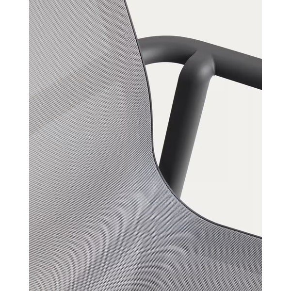 Pelēks dārza krēsls Canea – Kave Home-image-4