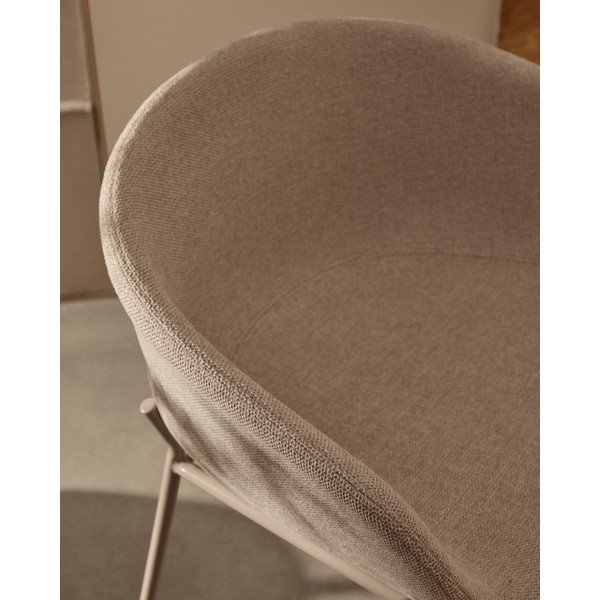 Bēšs bāra krēsls (sēdekļa augstums 65 cm) Yvette – Kave Home-image-2