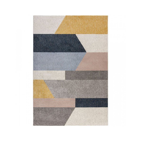 Pelēks un dzeltens paklājs Flair Rugs Barrio, 120 x 170 cm