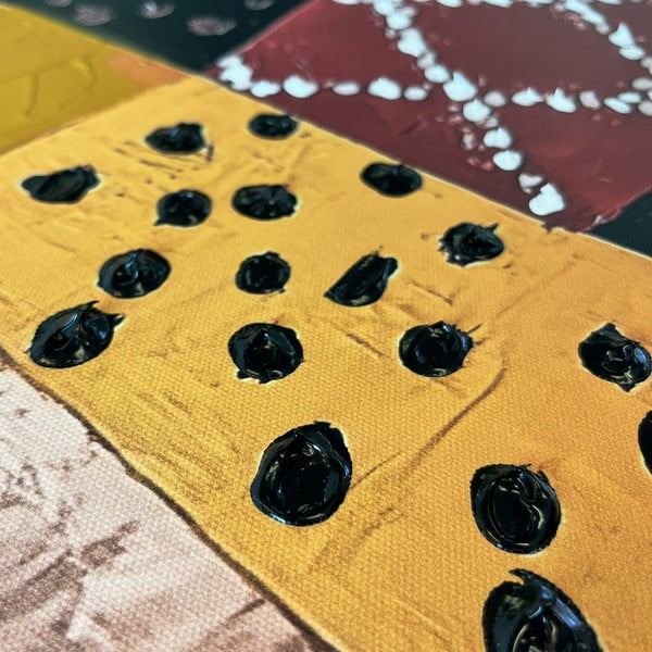 Attēls ar manuāli gleznotiem elementiem 70x100 cm Mae – Styler-image-3