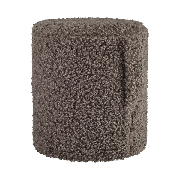 Tumši brūns pufs no buklē auduma Teddy – Blomus