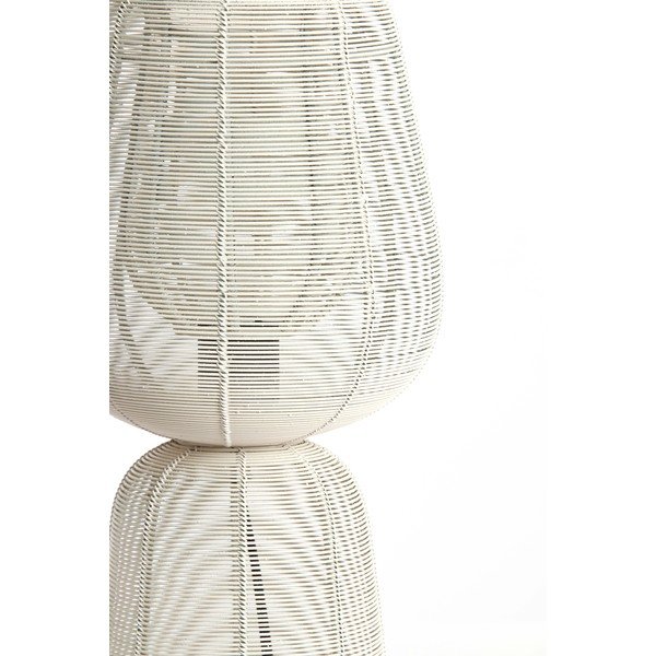 Krēmkrāsas galda lampa (augstums 42 cm) Aboso – Light & Living-image-2