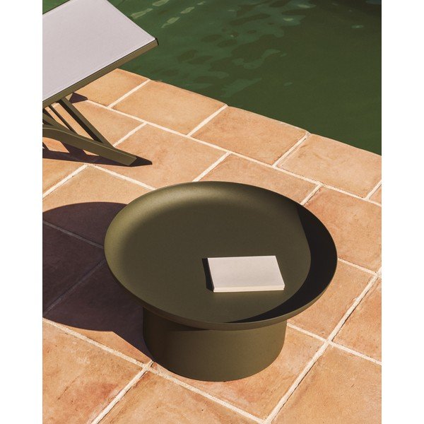 Metāla apaļš dārza galdiņš ø 70 cm Arcola – Kave Home-image-2